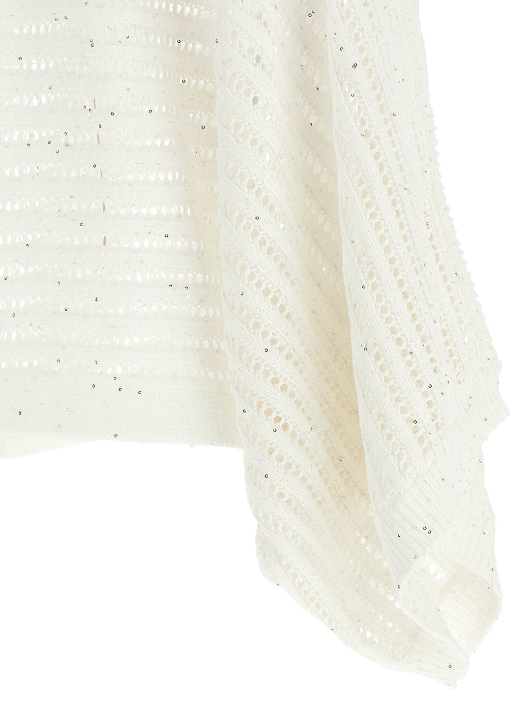 Peserico Tricot Florette Sweater Sweaters and Cardigans - White | 16e752440297c5e006d95f4cbaf641818507c883