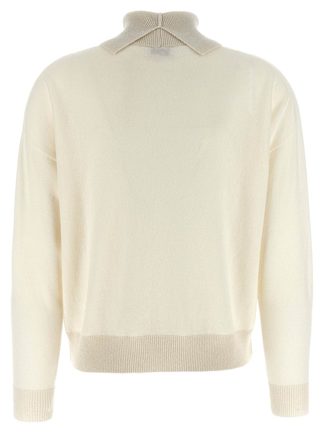 Peserico Lurex Details Turtleneck Sweater Sweaters and Cardigans - White | f3ae2f33aa801e128954ae0044d4c02cdb95faac