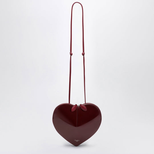 Dark Red Patent Leather Le Coeur Bag