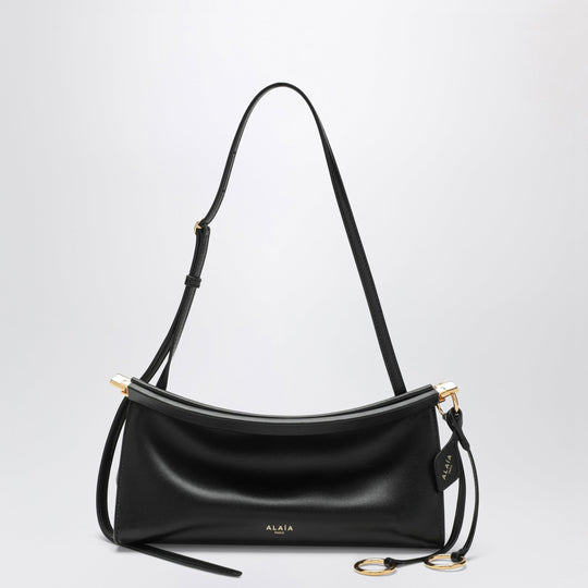 Le Click East West Small Black Calfskin Bag