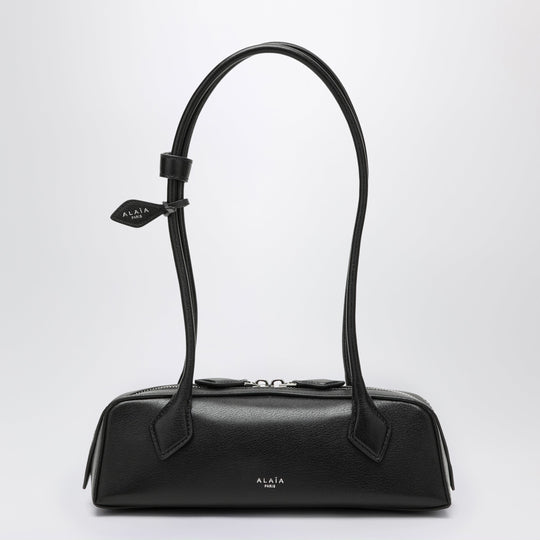 Small Teckel Black Leather Bag