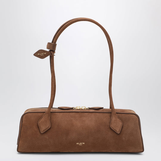 Le Teckel Medium Brown Nubuck Leather Bag