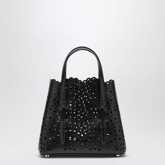 Mina 20 Vienne Calfskin Tote Bag In Black