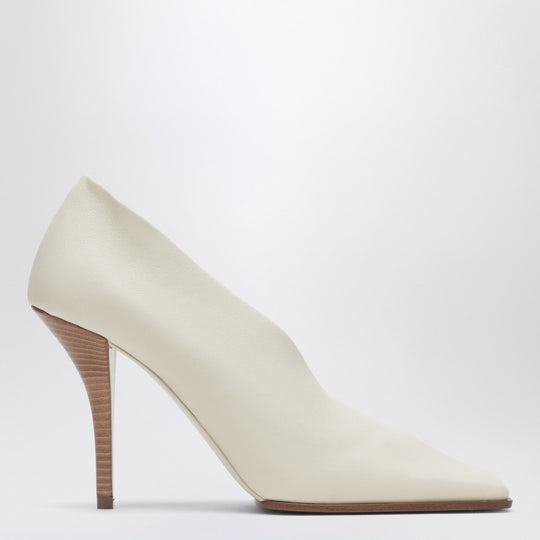 Soft Square Ivory Pumps
