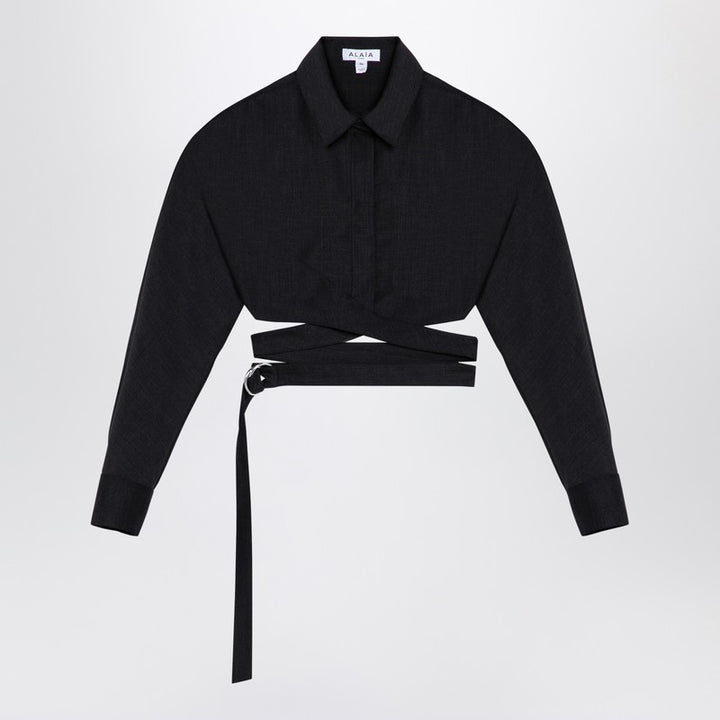 AlaïA Shirts & Tops - Grey | 737f9ff7047623368bea437f1477c2ec0d2be171