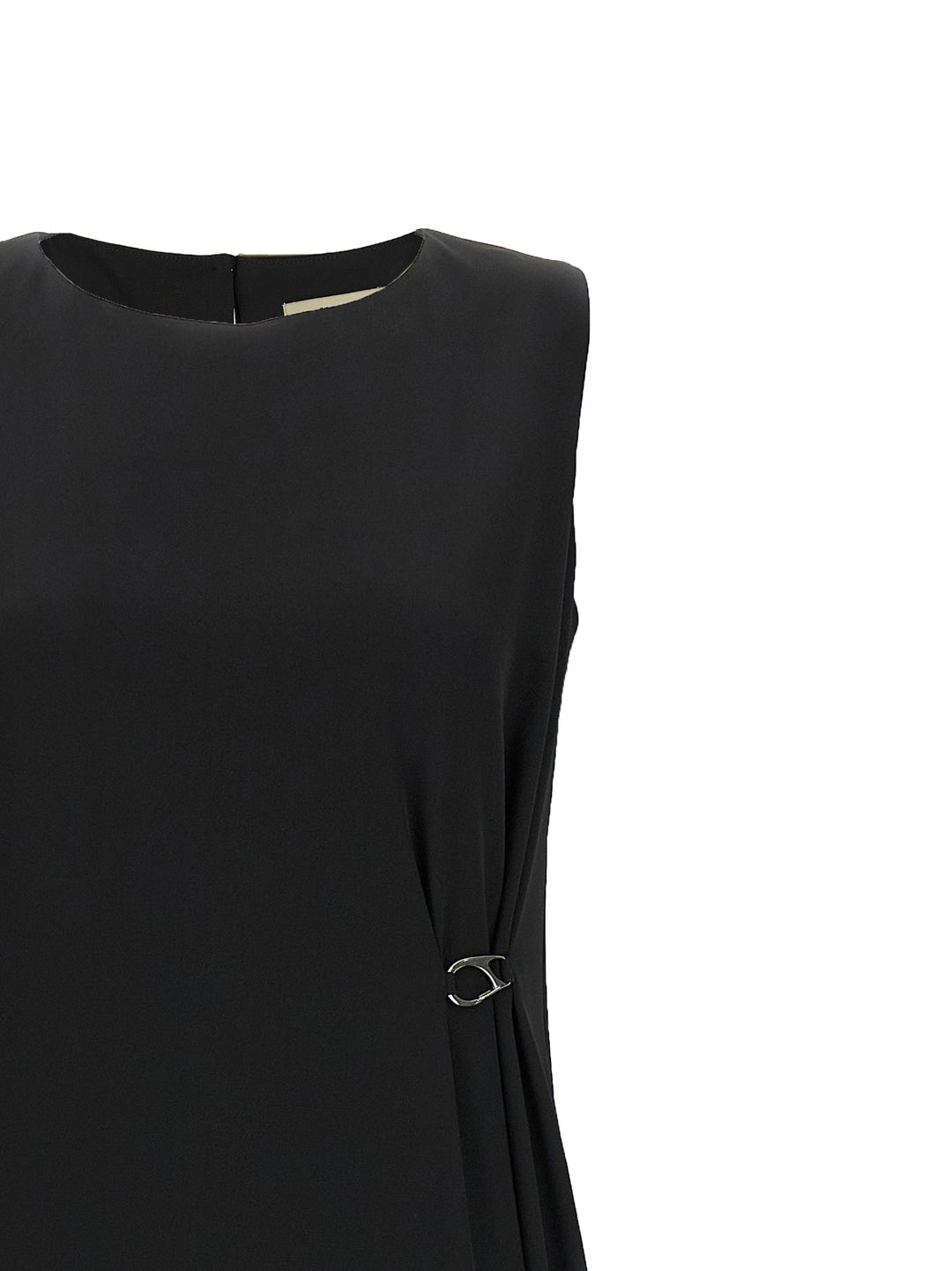 Herno Fluid Diagonal Dress Dresses - Black | e69a20ff862ffa3cbb1fa503717c297e778bf5ad