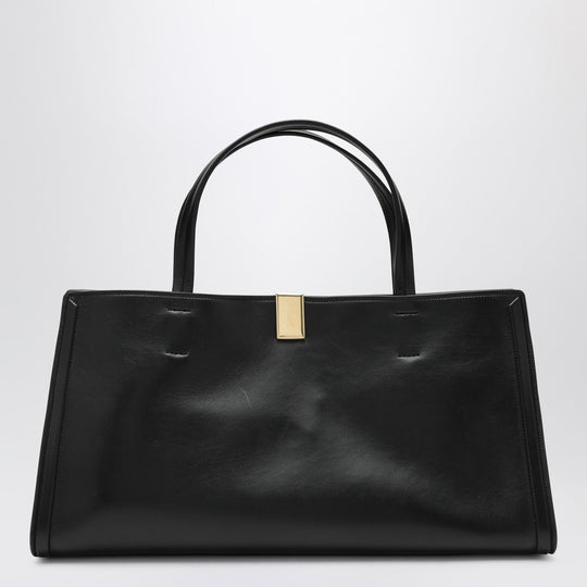 Small Kit Cabas In Black Leather
