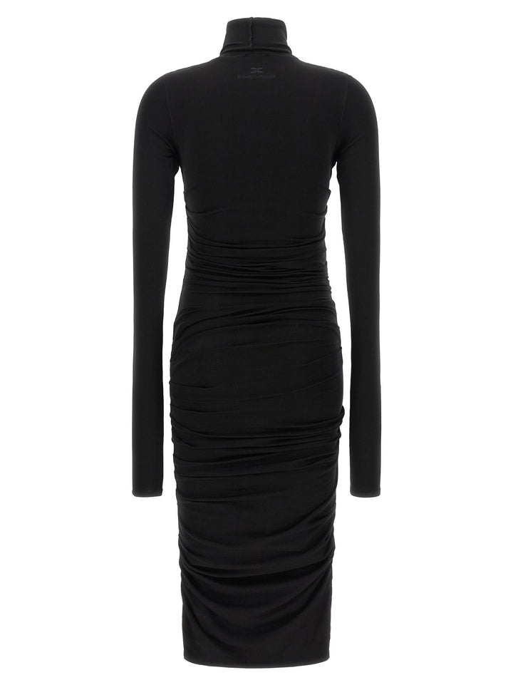 Elisabetta Franchi Light Jersey Dress Dresses - Black | f5502d88683a6764edcce1223989df6d6d64cc05