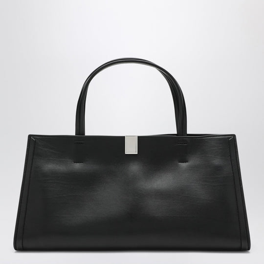 Small Kit Cabas In Black Leather