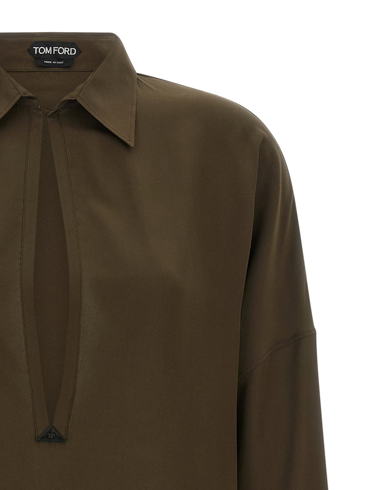 Tom Ford Tunic Dress Dresses - Green | 5c2e5de5b441c73a460ec74252eacb16ace21c5b