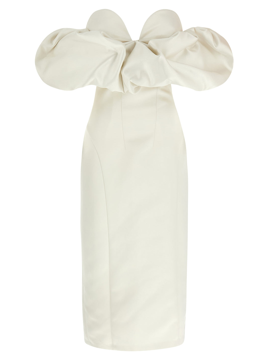Elisabetta Franchi Off-The-Shoulder Dress Dresses - White | fe43eff2fd5eded24d22eeaf20ae5999ddf889c0