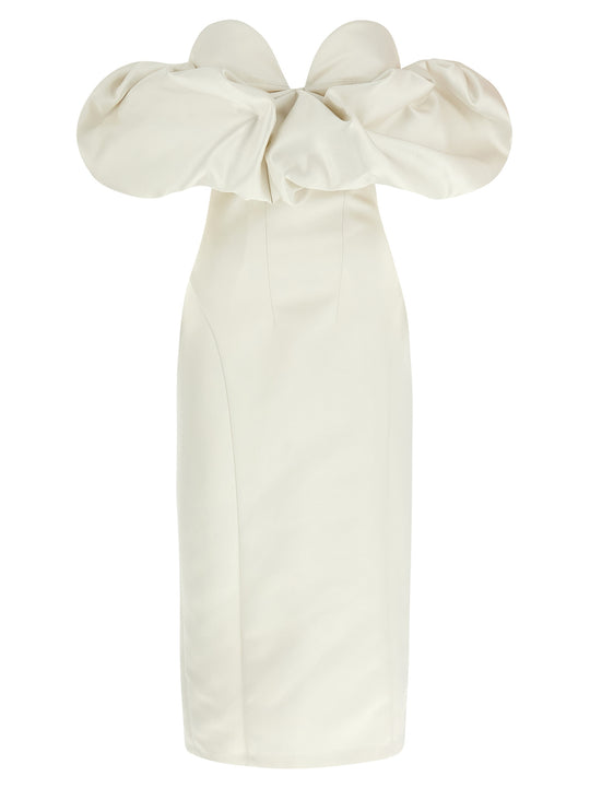 Off-The-Shoulder Dress Dresses White