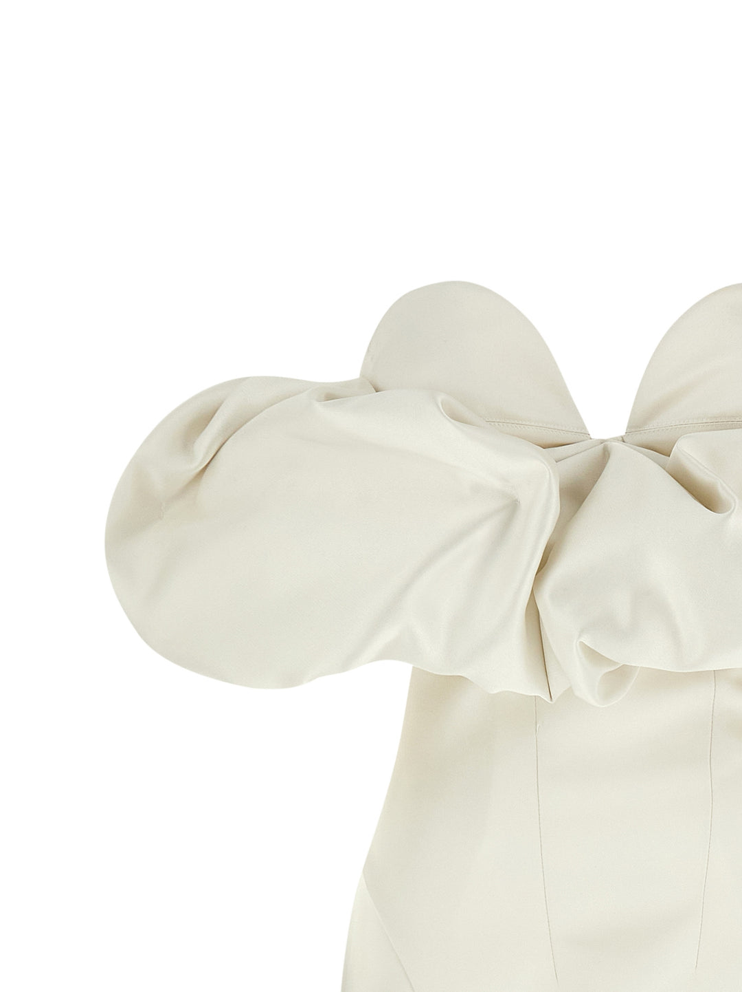 Elisabetta Franchi Off-The-Shoulder Dress Dresses - White | 440baa0eaf268b851d91dbaac59d6d3c462e249a