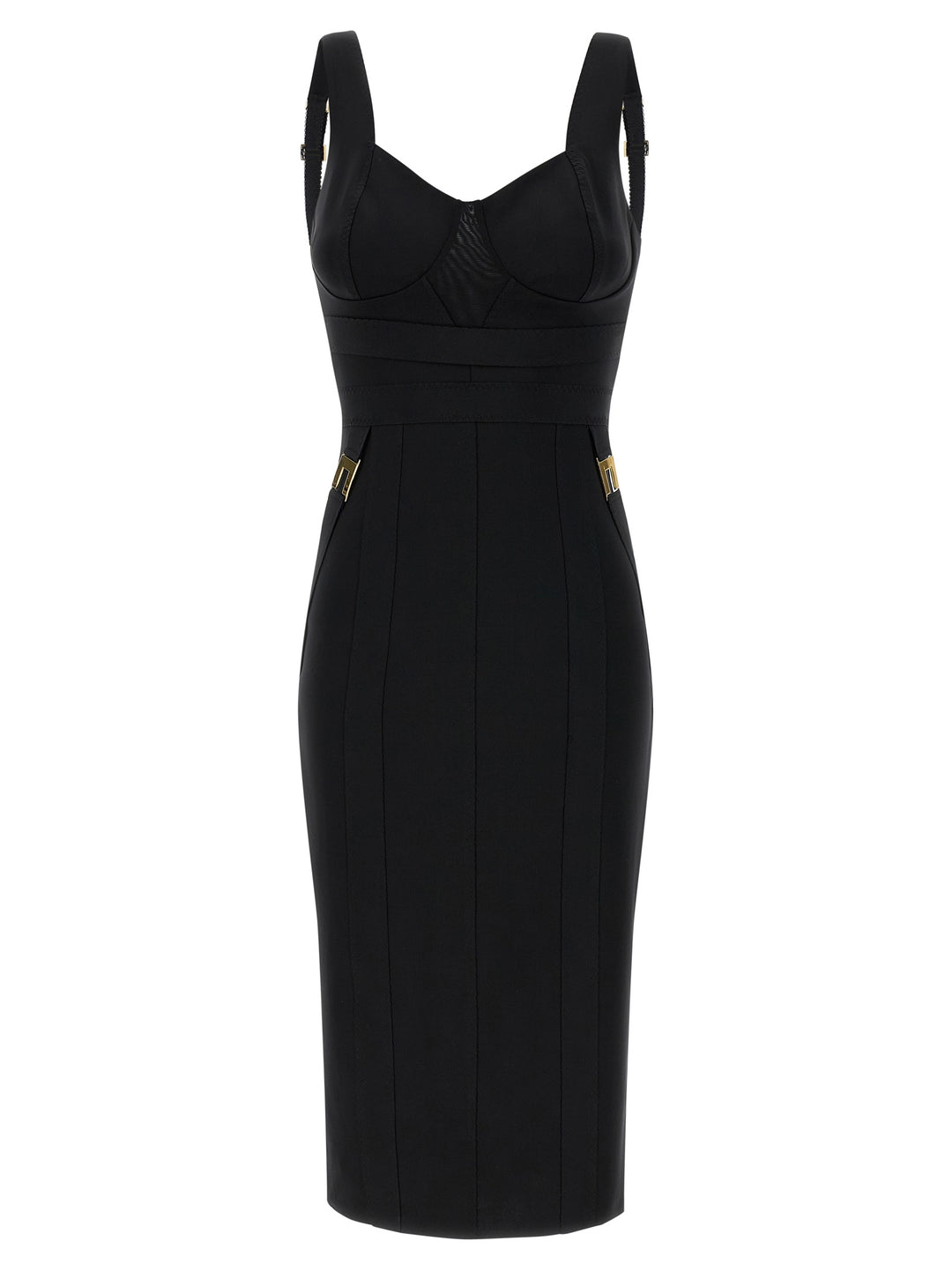 Elisabetta Franchi Corset Dress Dresses - Black | c24f66a89cfdb292761e91e37f5065885a710a74
