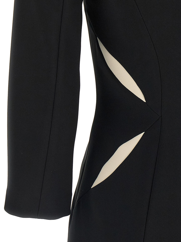 Elisabetta Franchi Sheath Dress Dresses - White/Black | aa0d91a258252375820394e9a38db3ad566add6f