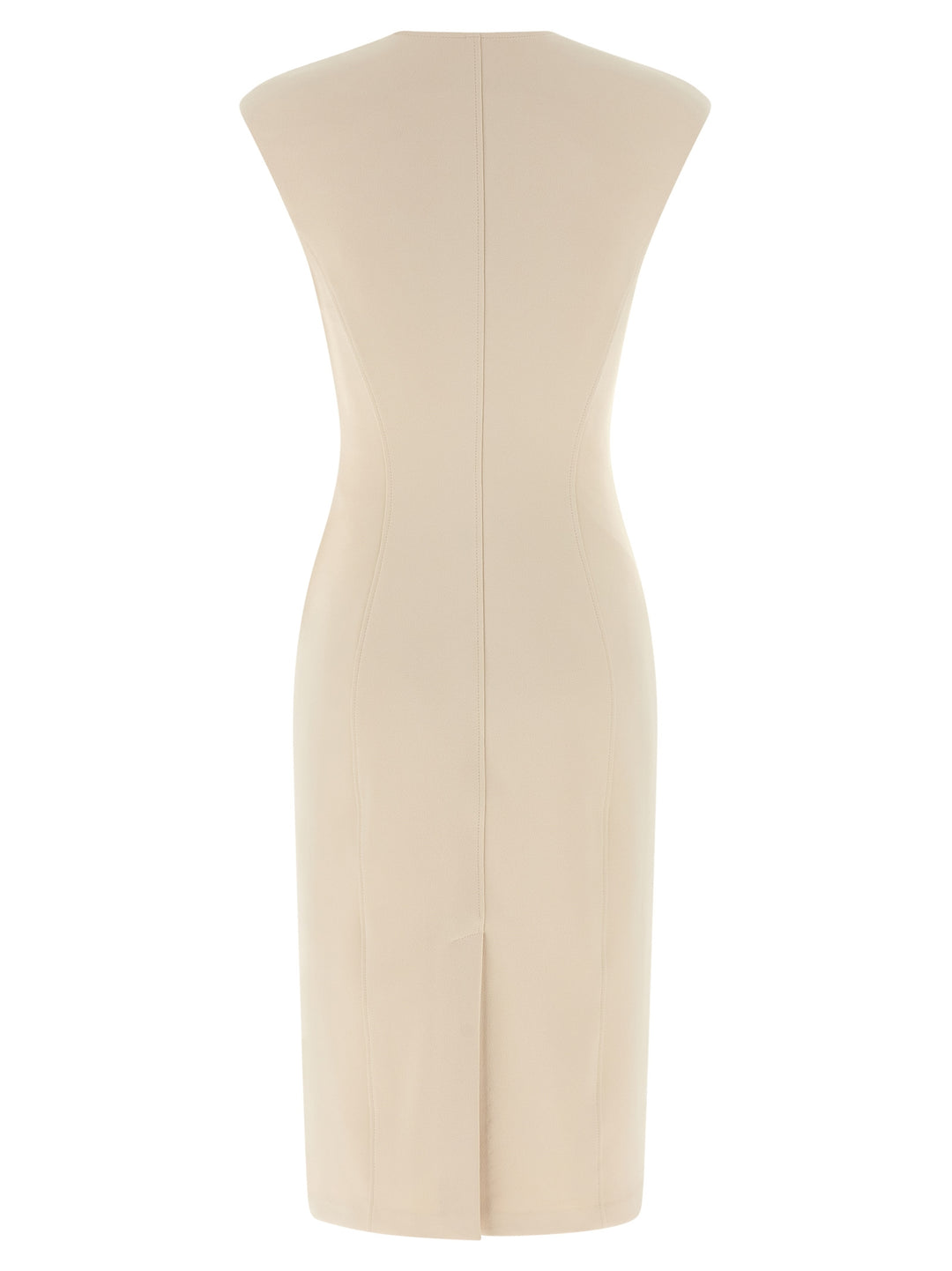 Elisabetta Franchi Heart-Shaped Neckline Dress Dresses - Beige | a137f5cac60b4b39e63771c3d03884606fbf2d76