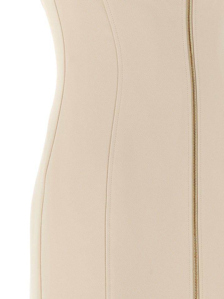 Elisabetta Franchi Heart-Shaped Neckline Dress Dresses - Beige | 3a8e1ca30c859195a8519a39ad59cadae8e1da5c