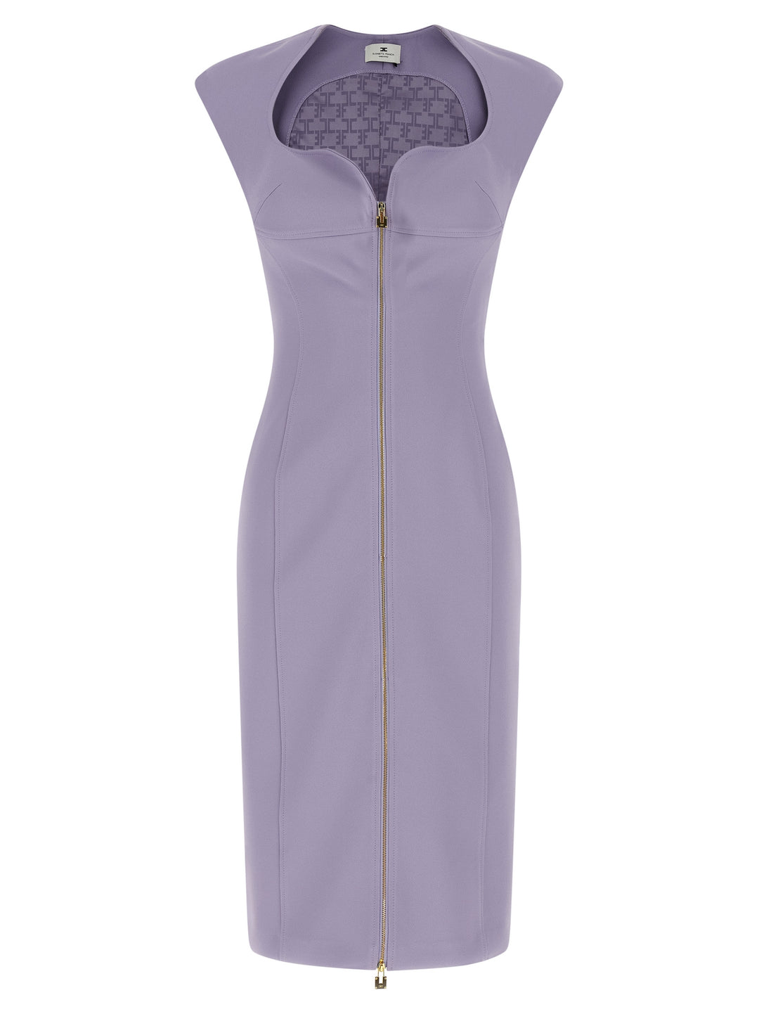 Elisabetta Franchi Heart-Shaped Neckline Dress Dresses - Purple | 6f5dcbc974c949a50fe692e5bf908d2abe977061