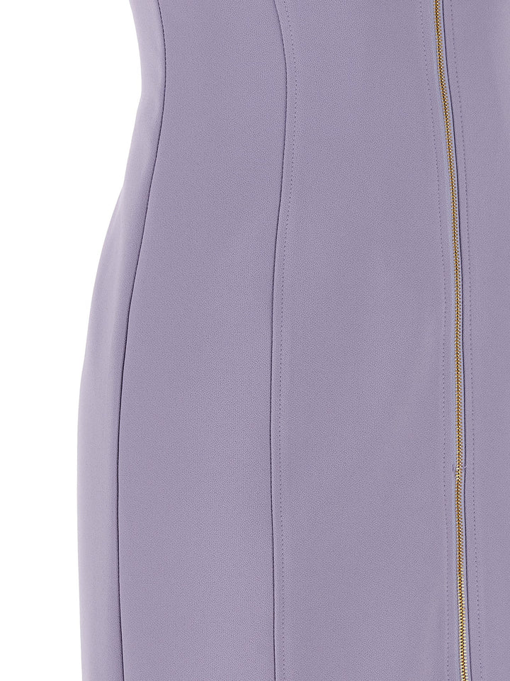 Elisabetta Franchi Heart-Shaped Neckline Dress Dresses - Purple | 2711592bcff4185d6f3c2a4328b6bba1c3d81b3b