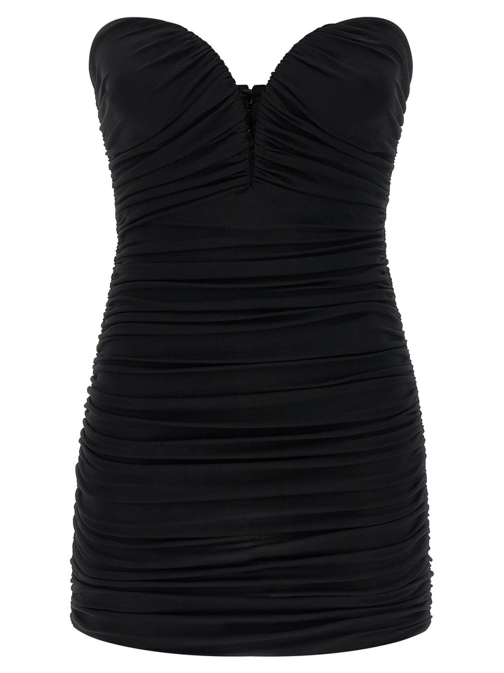 Elisabetta Franchi Heart-Shaped Neckline Dress Dresses - Black | 63c006839bdb505fa991fcb256404ee676731e59