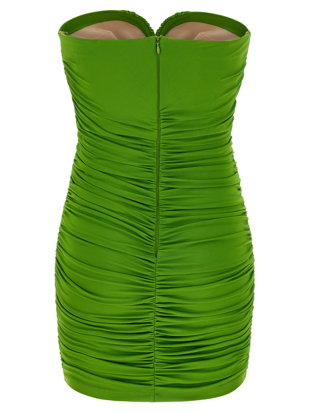 Elisabetta Franchi Heart-Shaped Neckline Dress Dresses - Green | d2793080f0f6a647c461d34c04abe950f688eac6