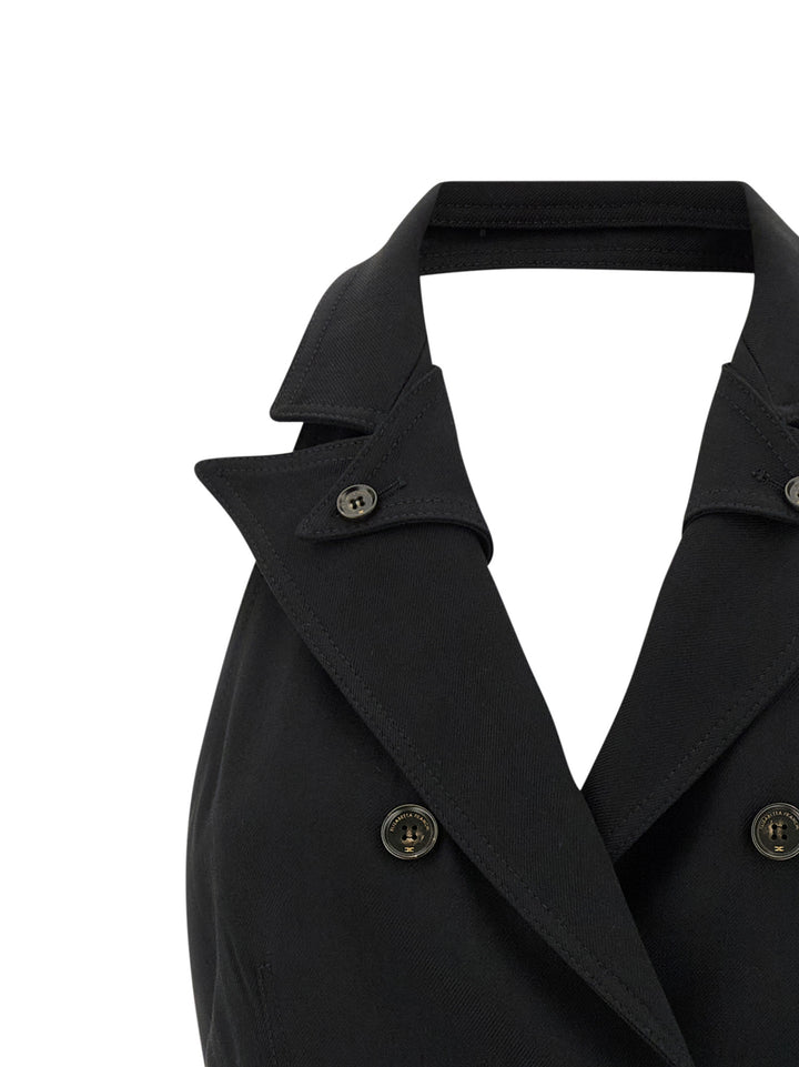 Elisabetta Franchi Vest Dress Dresses - Black | 54e4fae35e1d0184def513e706950de47192b6c2