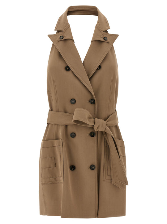 Vest Dress Dresses Beige