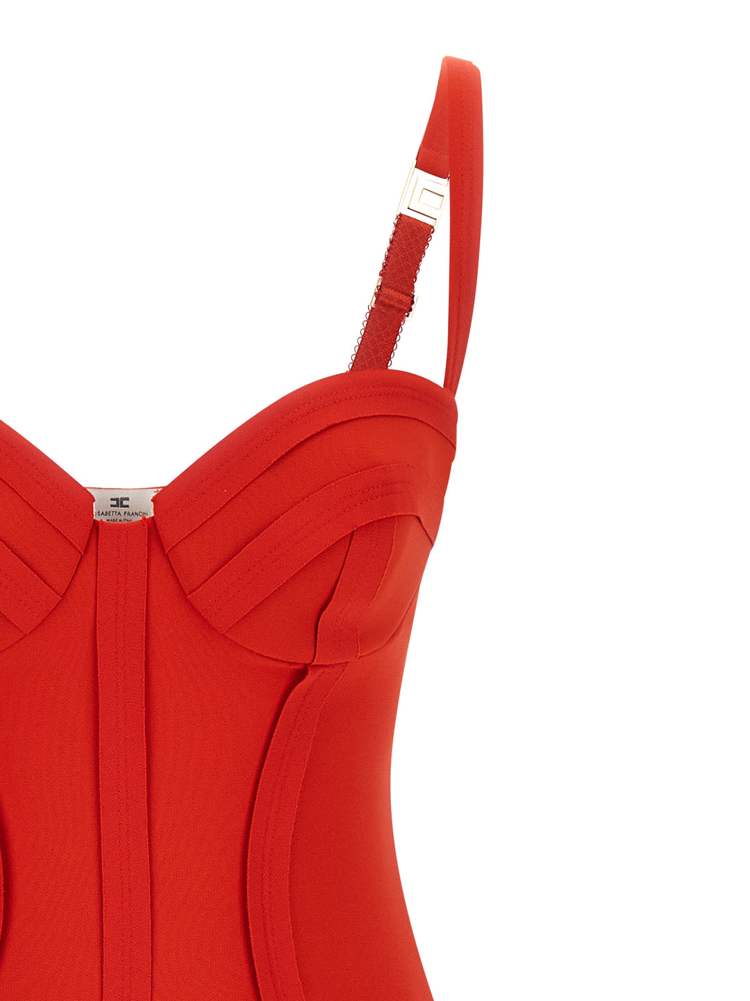 Elisabetta Franchi Corset Dress Dresses - Orange | b1942f21b818e2bd1530b9c42266455553d80677