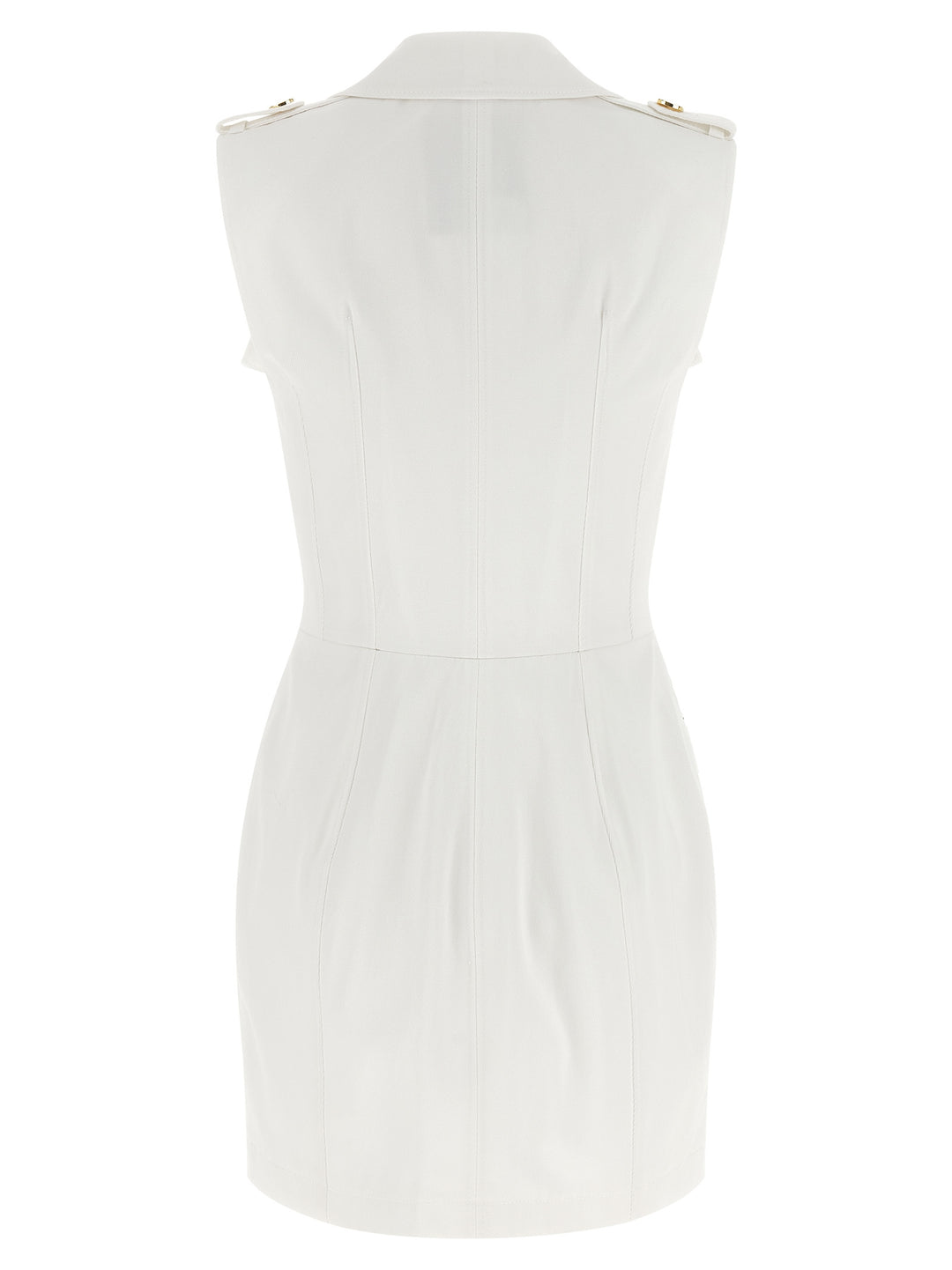 Elisabetta Franchi Double-Breasted Dress Dresses - White | 9e2a8df92f604ae1b038be3a5e3c2a9059bcba8a