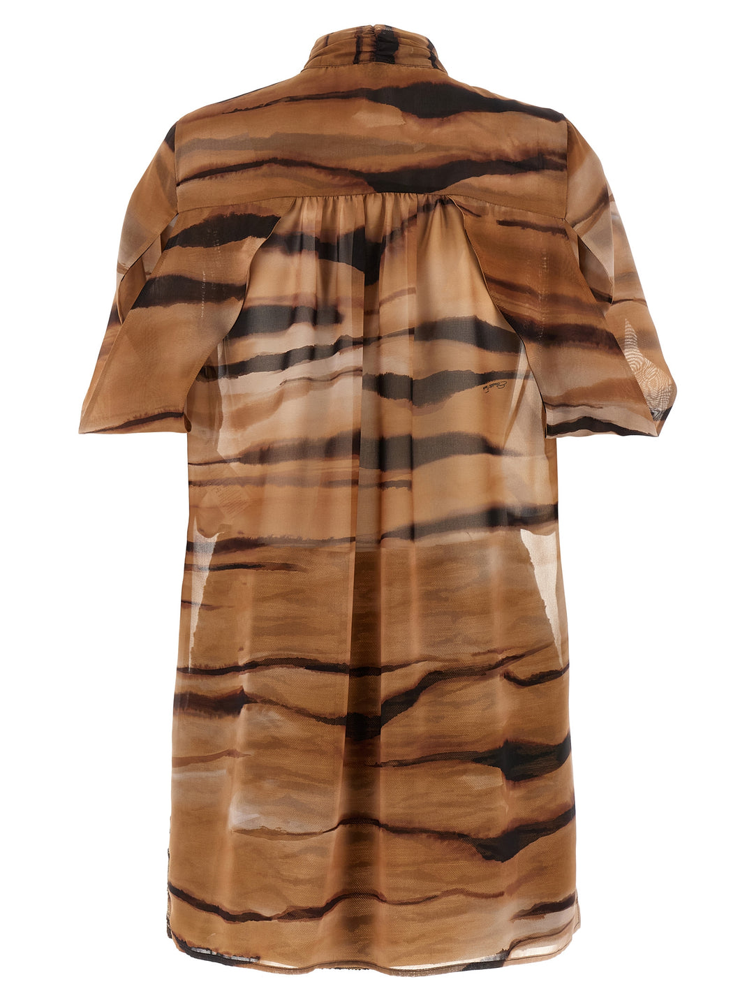 Elisabetta Franchi Animal Dress Dresses - Brown | 32860b31f9081de4b734e7198012723d31757acd