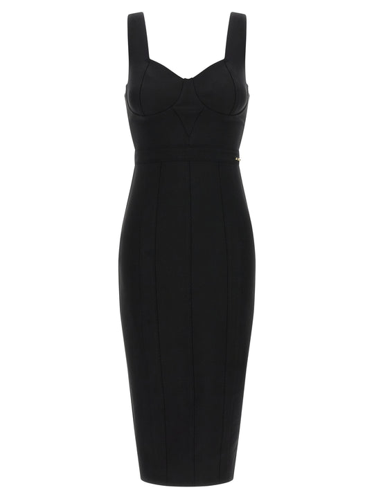 Scuba Dress Dresses Black