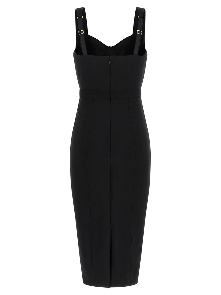 Elisabetta Franchi Scuba Dress Dresses - Black | 61752364a5fade6b578383ee2f20df20463bef86