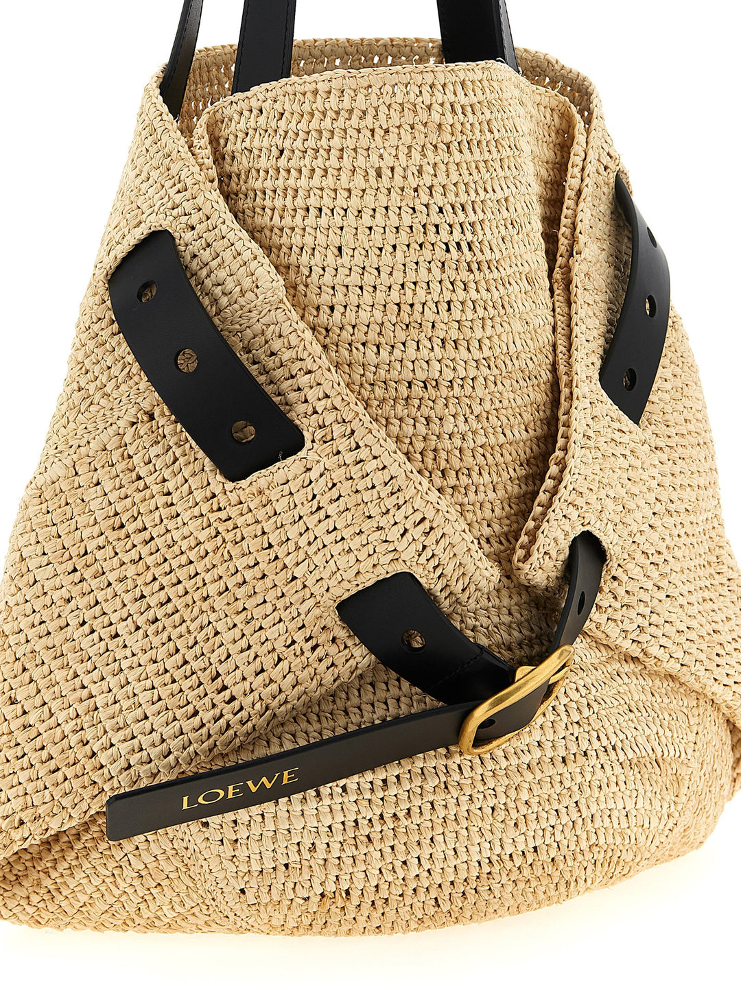 Loewe Punch Hole Tote Bag - Beige | 3a84674b8c45f9461c91e9b847dcd163a49cd430