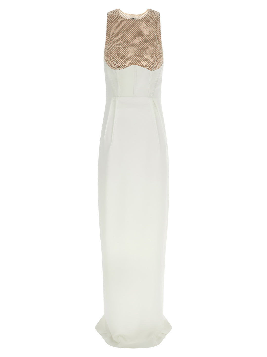 Elisabetta Franchi Red Carpet Dresses - White | 935a529526d9c83728c894edf06208882aa92ba8