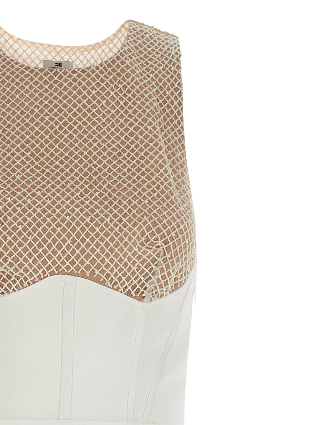Elisabetta Franchi Red Carpet Dresses - White | c70632537e22b48afb61591aa497658fcde4cff2