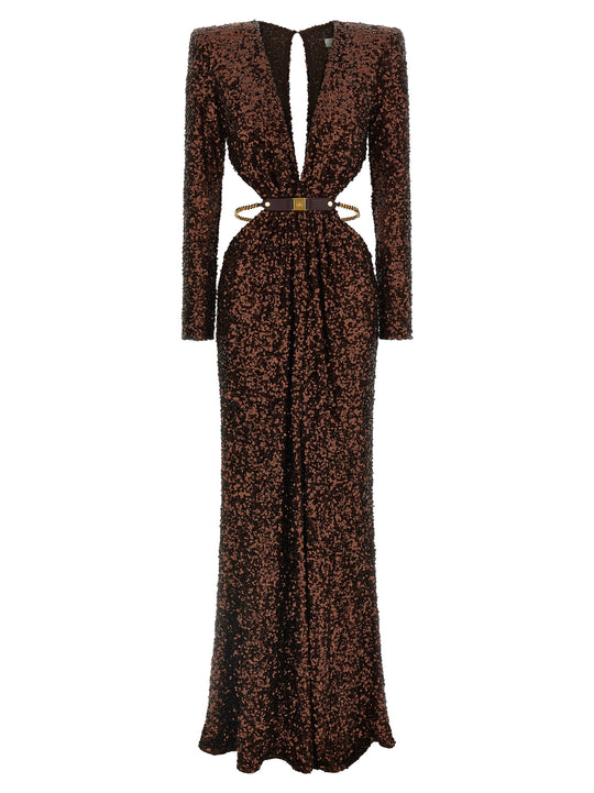 Red Carpet Dresses Brown