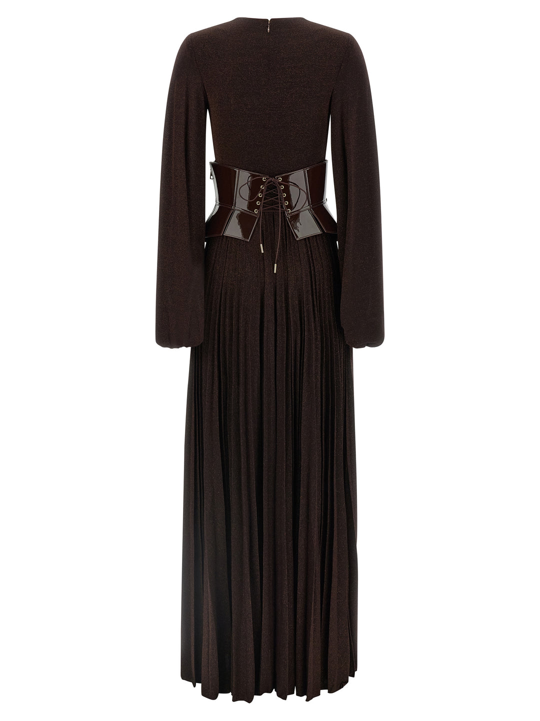 Elisabetta Franchi Red Carpet Dresses - Brown | a63cfc3b44c10516720724d2069a178aaff3ce7b