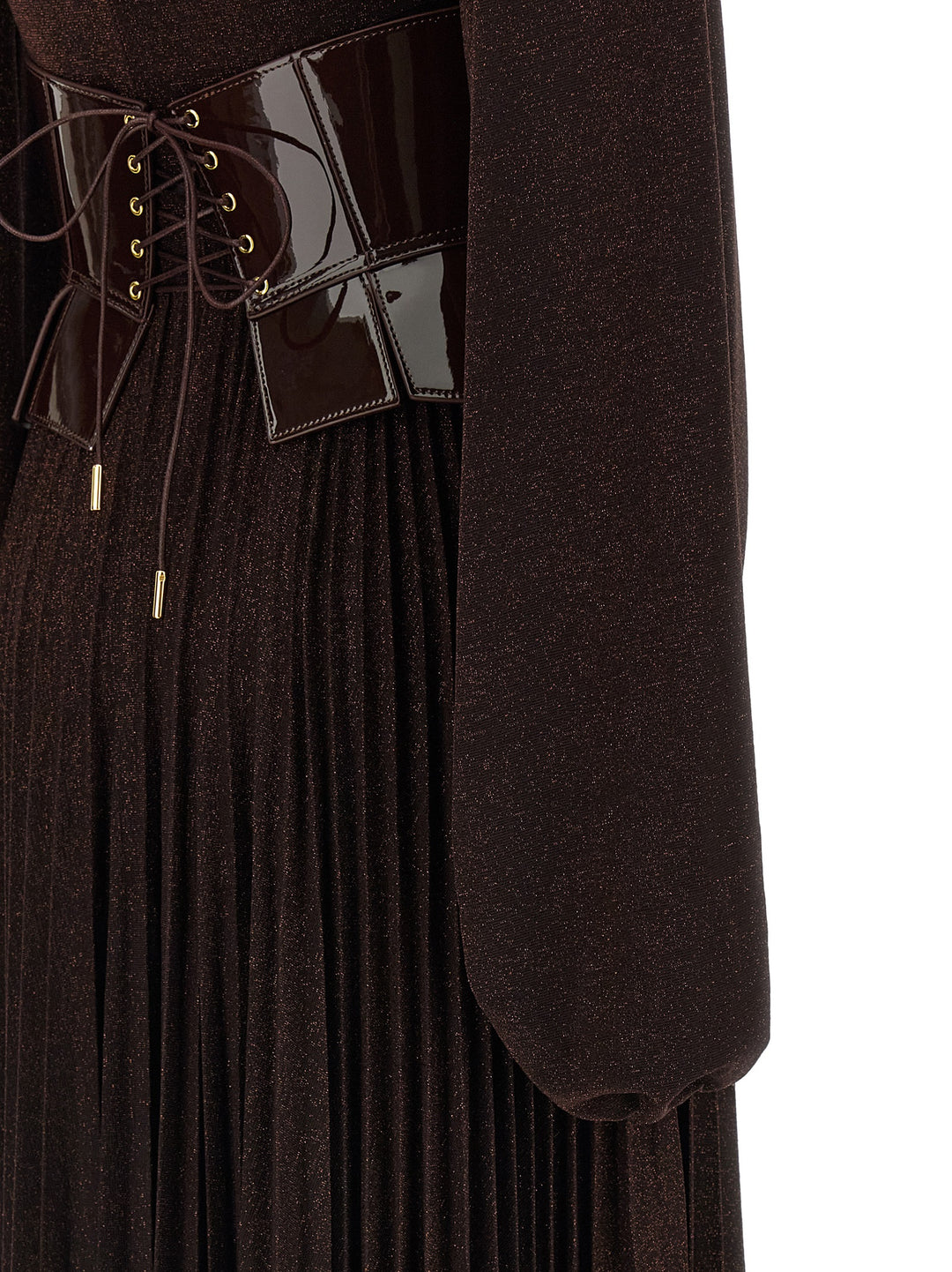 Elisabetta Franchi Red Carpet Dresses - Brown | cfcc6e4ba07fea3fd216dfa32831d1ee8b8ea290