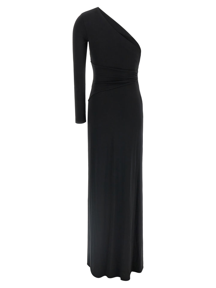 Elisabetta Franchi Red Carpet Dresses - Black | 9e35307fe54bd7da277b878adeb41308f13f83a9