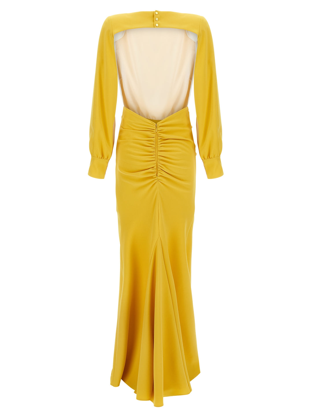 Elisabetta Franchi Red Carpet Dresses - Yellow | 1958fbb2eccc5fcd1de10bddd4e2e28a65045679