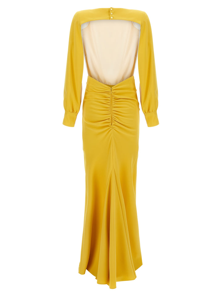 Elisabetta Franchi Red Carpet Dresses - Yellow | 1958fbb2eccc5fcd1de10bddd4e2e28a65045679