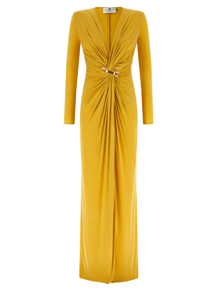 Elisabetta Franchi Red Carpet Dresses - Yellow | d14f430ecac6c4d4a3760f131cfd14735f90c141