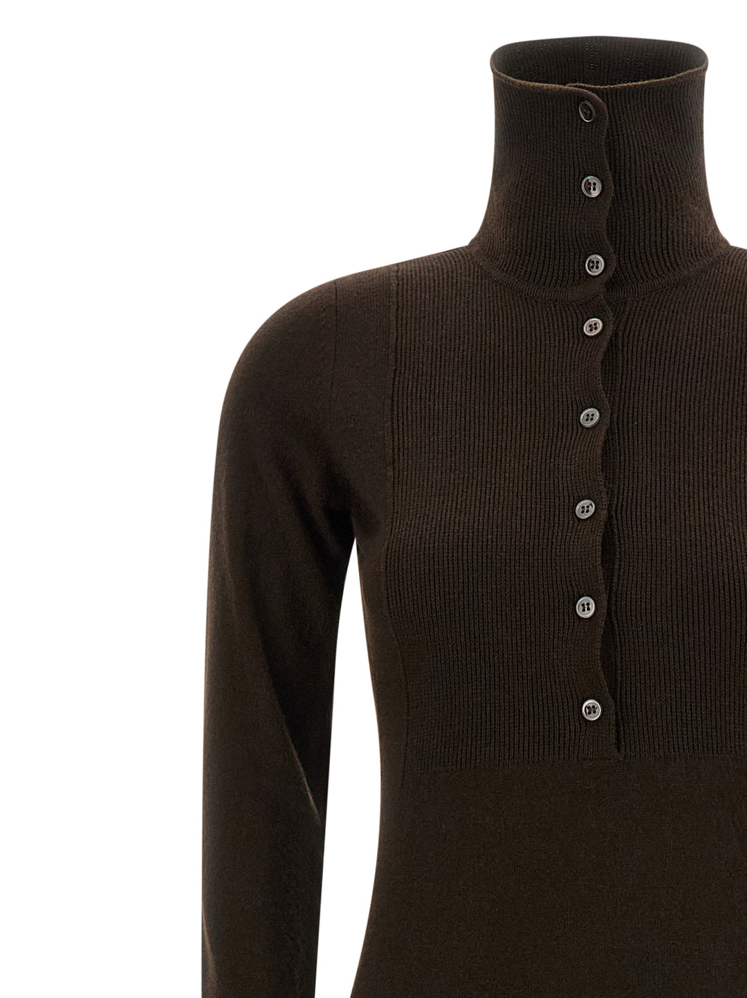 Tom Ford High Neck Dress Dresses - Brown | f592e52a746ab6f0f246f5528ce10d50df30533c