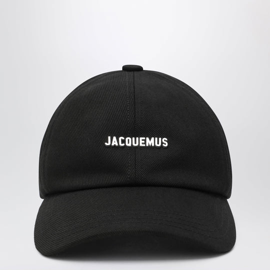 Black Baseball Cap With Logo