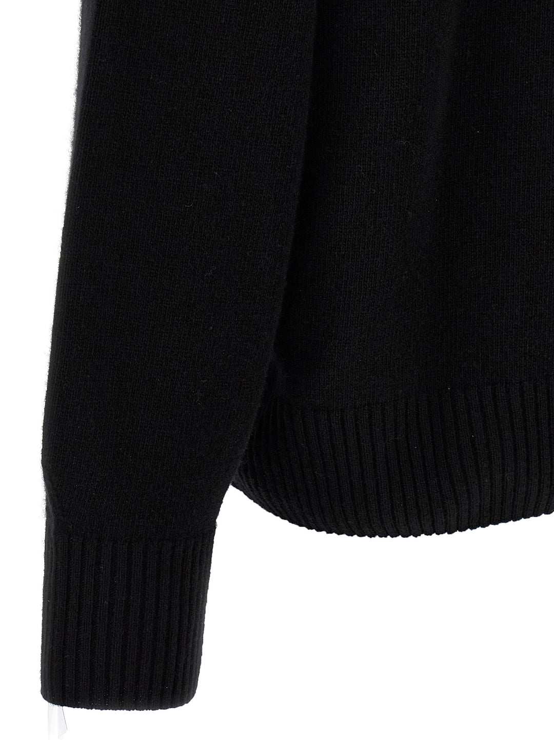 Lacoste Logo Patch Sweater Sweaters and Cardigans - Black | 10e32fba48ffdca20eb3005115a56581da7059d5