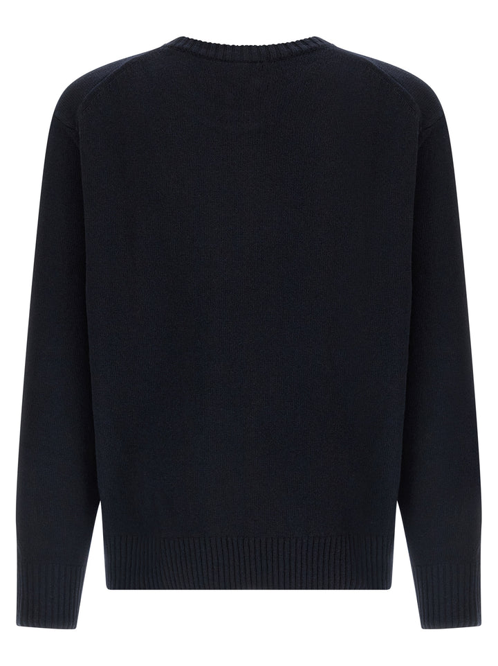 Lacoste Logo Patch Sweater Sweaters and Cardigans - Blue | 2a14ddc5968a4be69bf412fb8e96fd2317d4685d