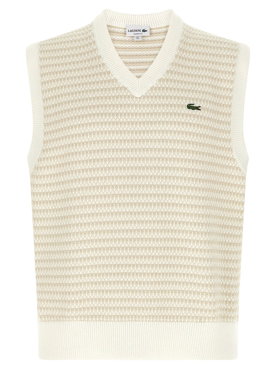 Knit Vest Gilet Beige