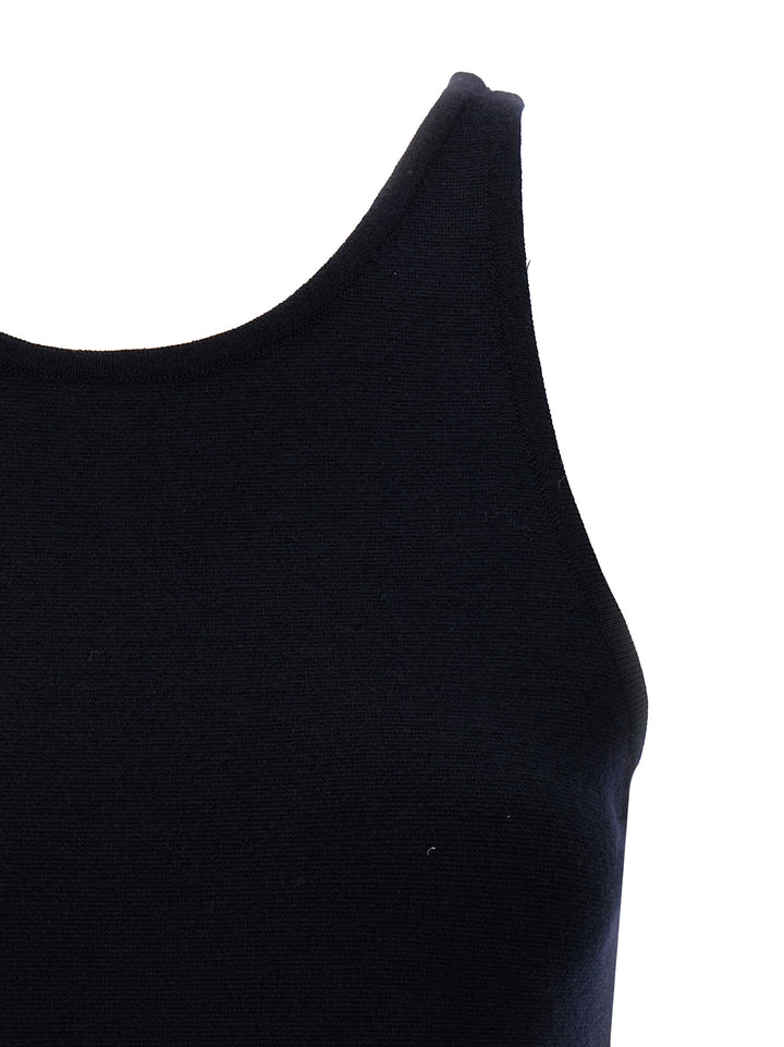 Max Mara Knit Top Tops - Blue | e22fbac5b4e7ffe2830d5c390ca0dd7fb98b0927