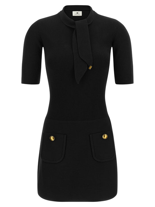 Scarf Dress Dresses Black