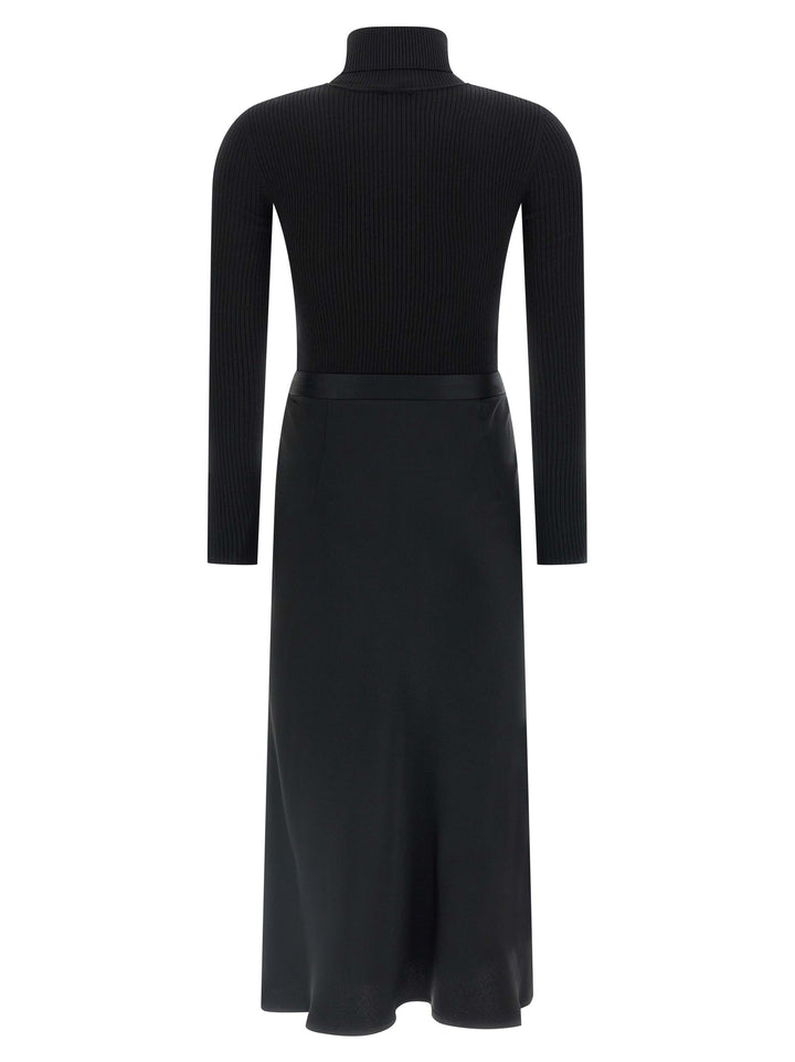 Elisabetta Franchi Turtleneck Dress Dresses - Black | 2dc763f06355a7b0e9427bdabe293aafc0c6afe6